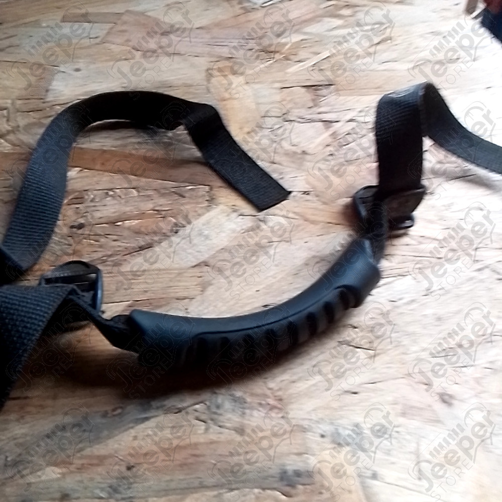 Occasion : Lot de 3 poignées + 2 anneaux pour arceaux pour Jeep JL, JK, TJ, YJ, CJ8, CJ7, CJ6