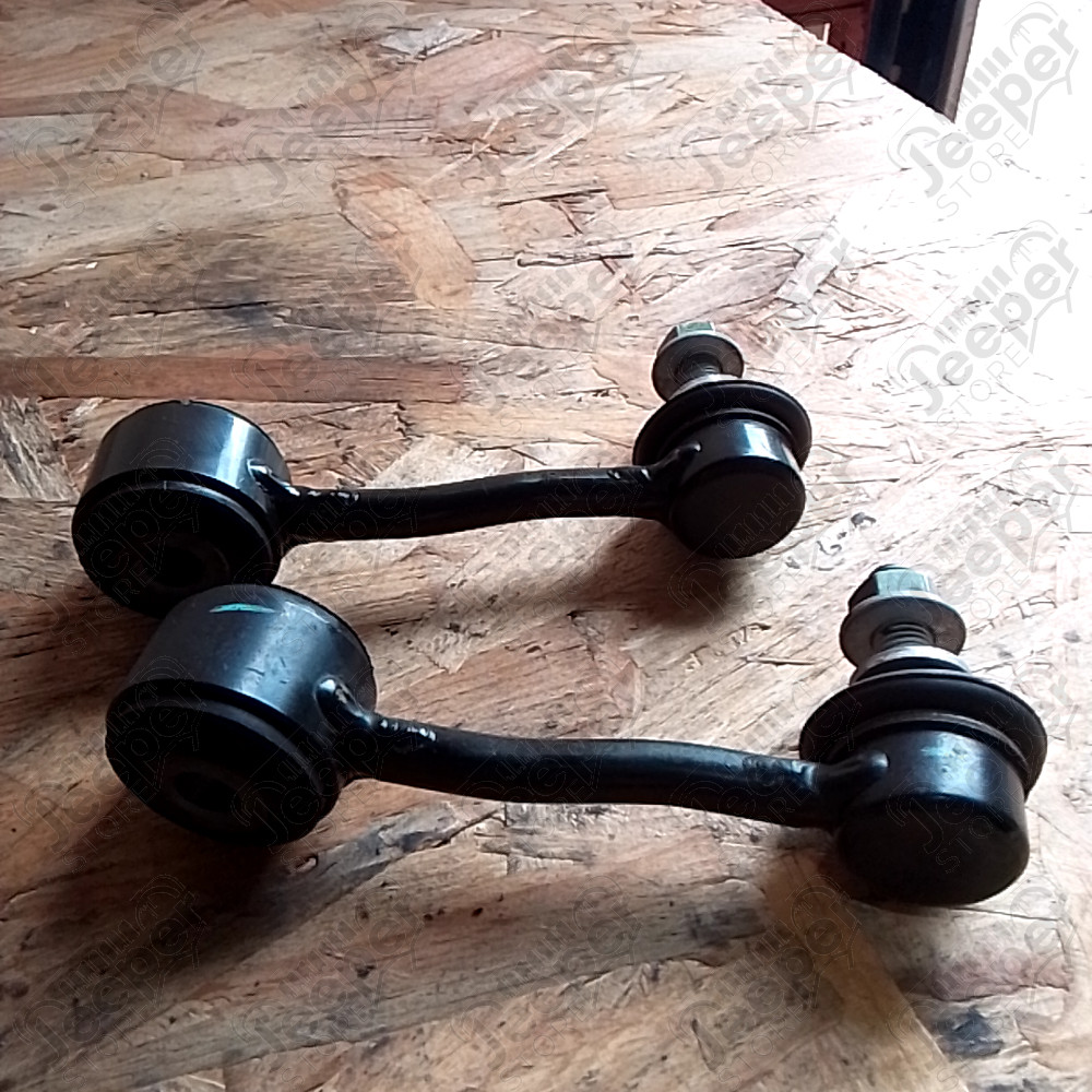 Occasion : Lot de 2 biellettes de barre stabilisatrice avant / entraxe : 13,5 cm pour Jeep JL, JT