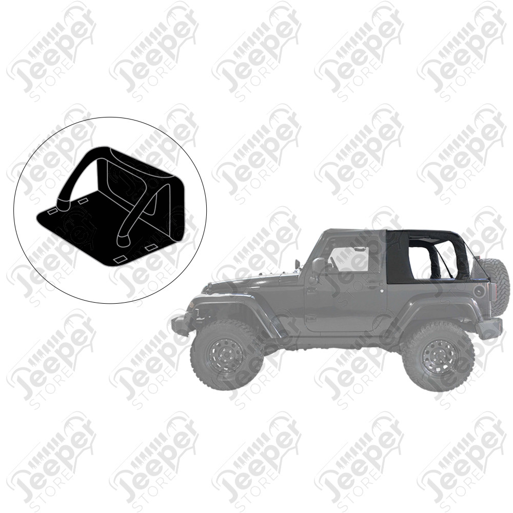 Partie 2/2 CARGO - Bâche JK Cargo Windows U2 SUNTOP, couleur Deep Sand (sable), pour Wrangler JK 2 portes