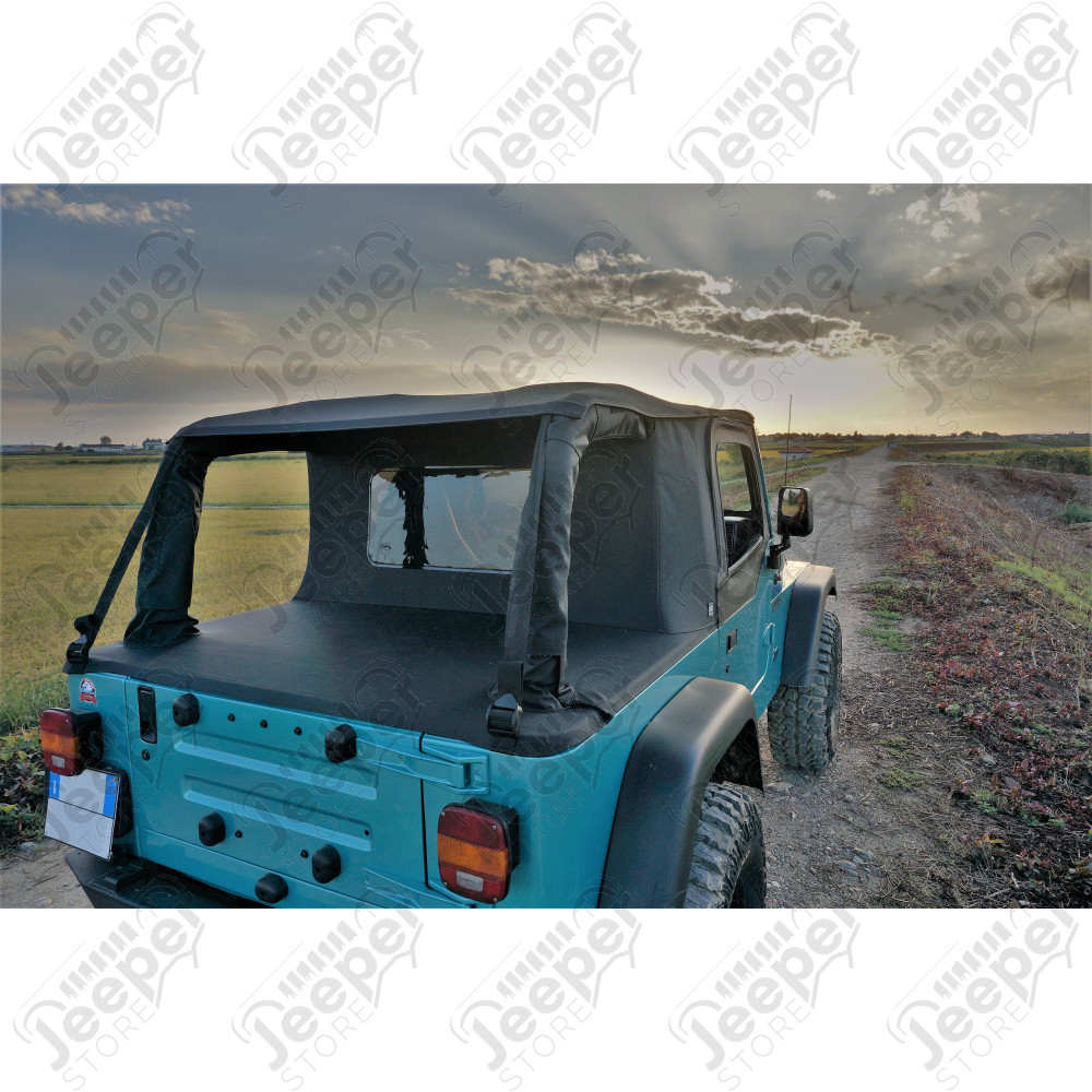 Bâche CARGO TOP (Partie 2/2) Windows SUNTOP - Couleur : Black Diamond - Jeep Wrangler TJ - TJCTBK2