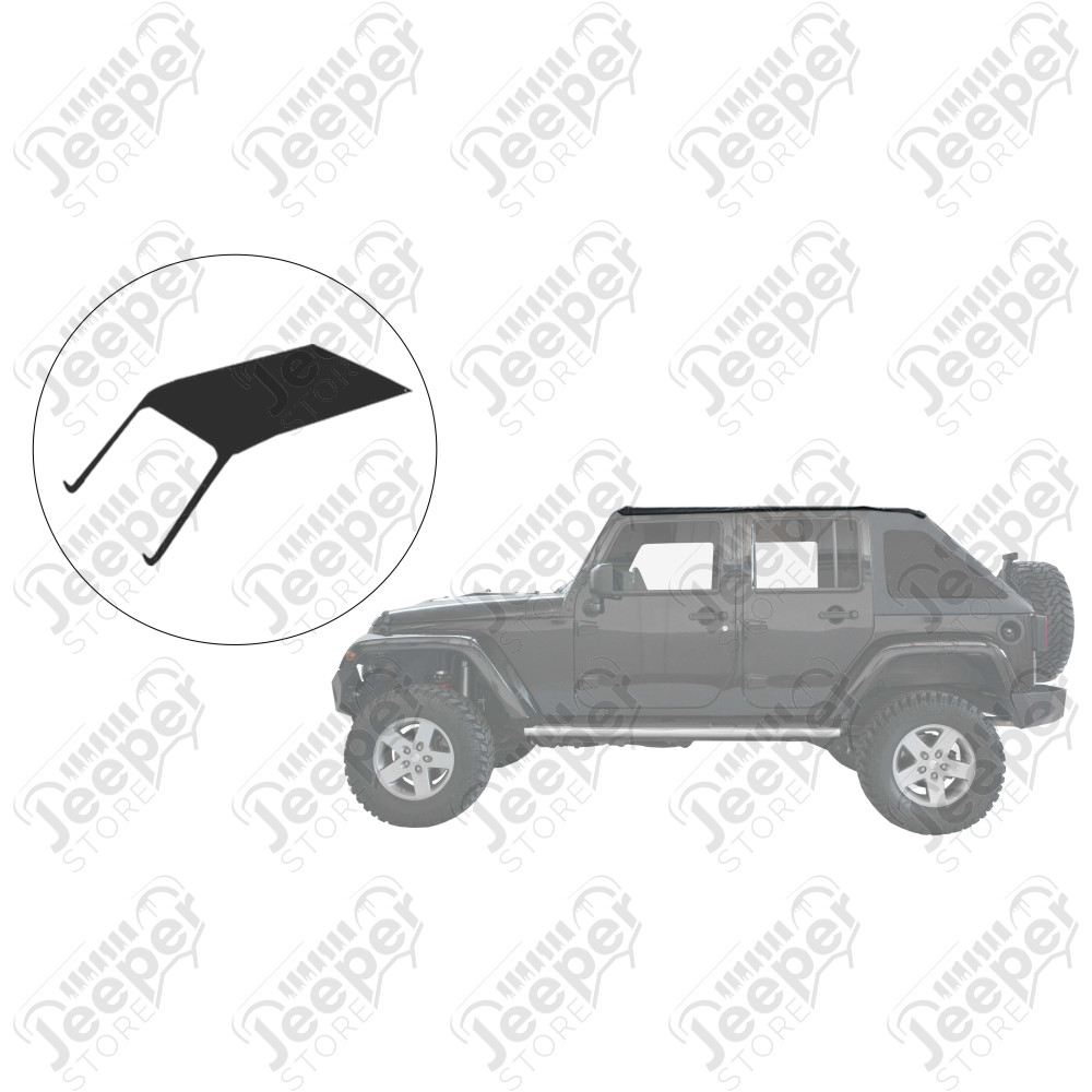 Partie 1/2 TOP - Bâche JK Top U4 SUNTOP couleur Black Diamond - Jeep Wrangler JK 4 portes - JKTTBK4