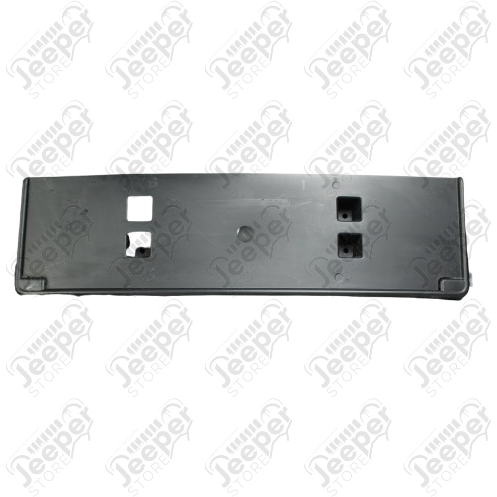 Support de plaque d'immatriculation avant (format France) - Jeep Wrangler JL - 68293733AA / 68293733 / 68295604AA / 68293739AA