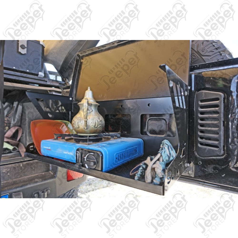 Kit étagères pour ridelle de coffre - Jeep Wrangler JL (2 ou 4 portes) - SUTM02