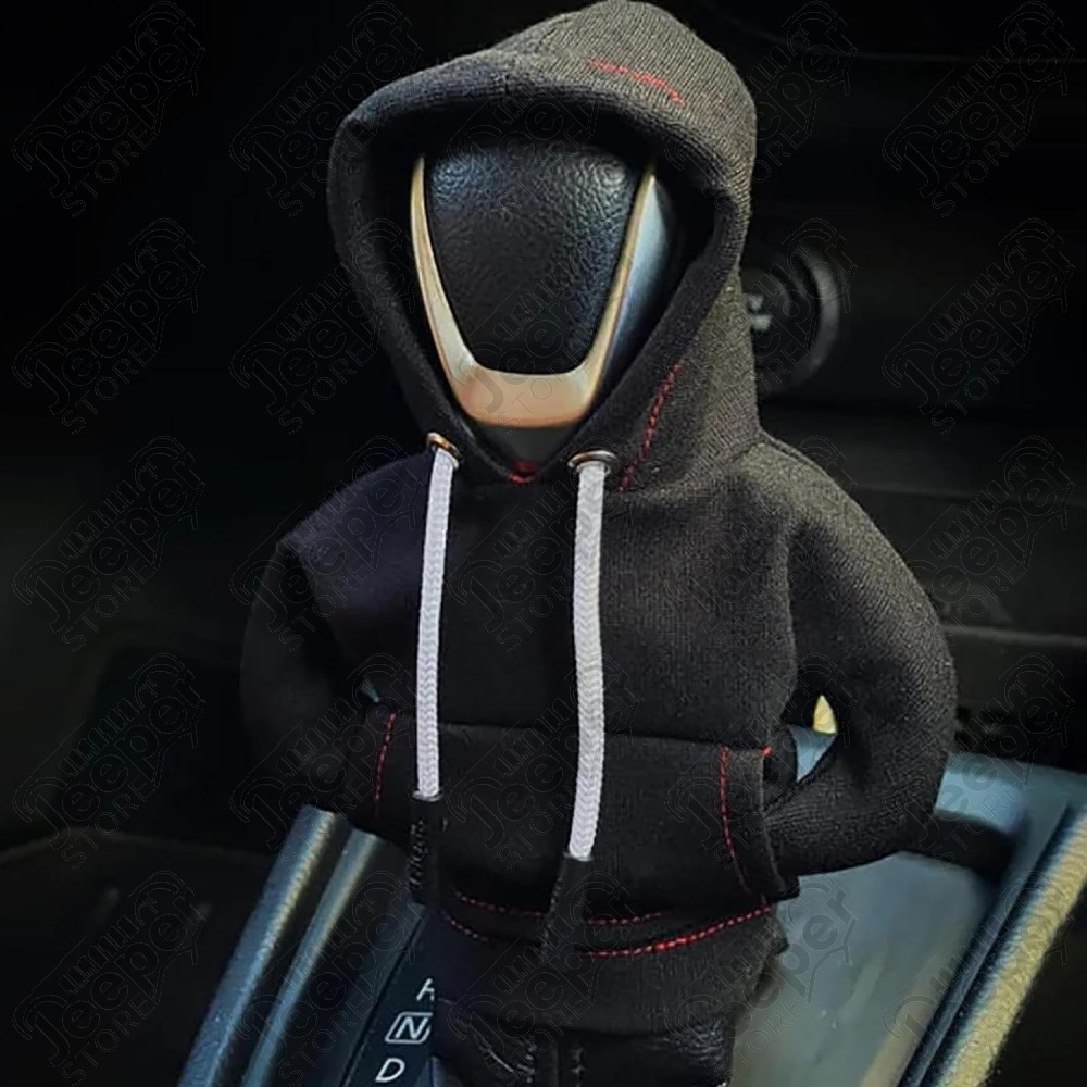 Goodies : Sweat shirt pour levier de vitesses Jeep (couleur : noir)