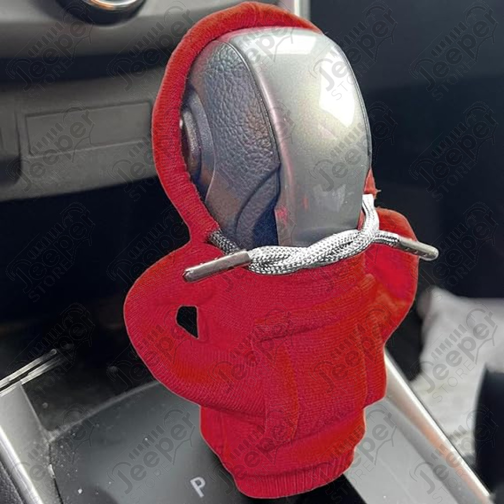 Goodies : Sweat shirt pour levier de vitesses Jeep (couleur : rouge/bordeaux)