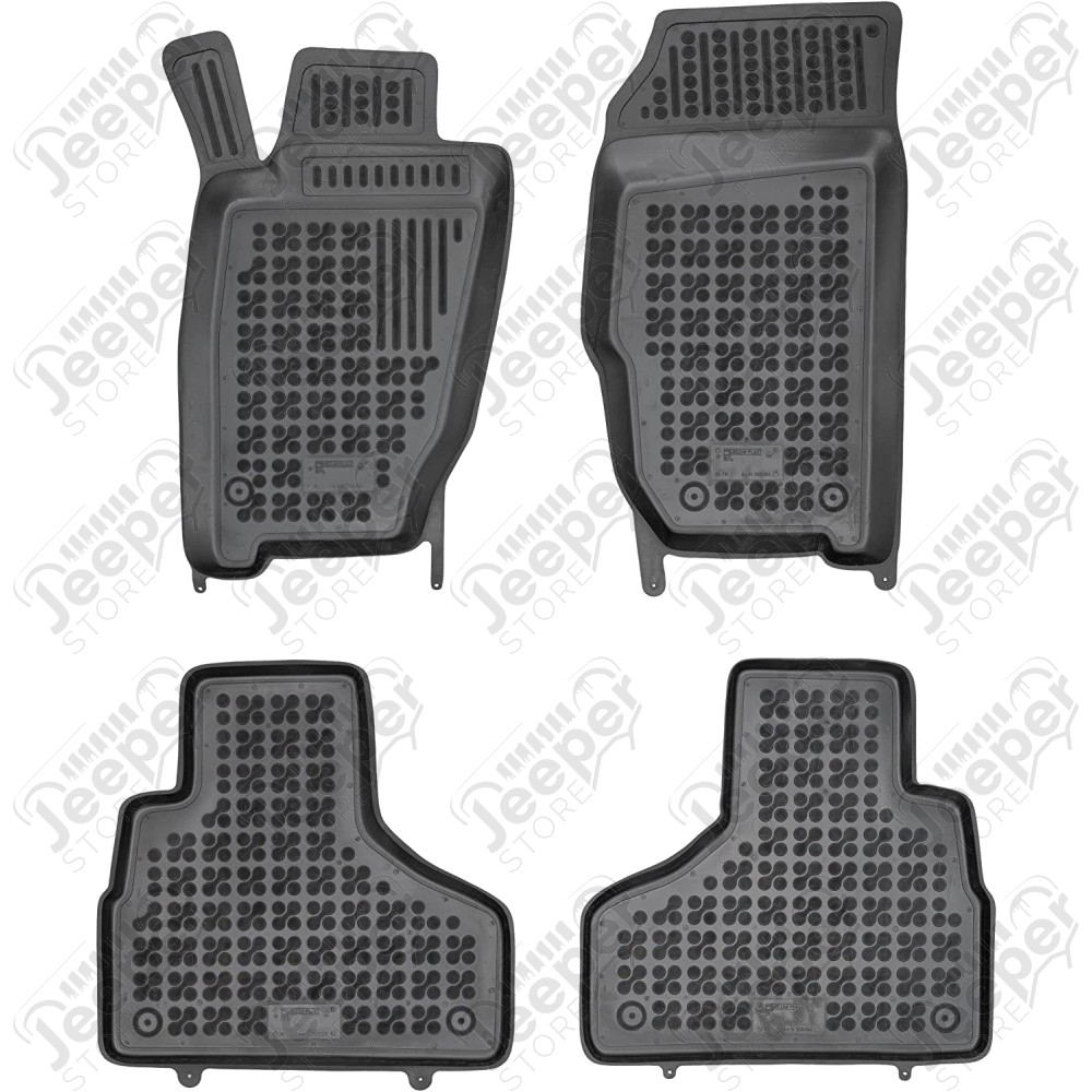 Kit de tapis de sol avant et arrière en caoutchouc - Jeep Cherokee Liberty KJ - 1566.50