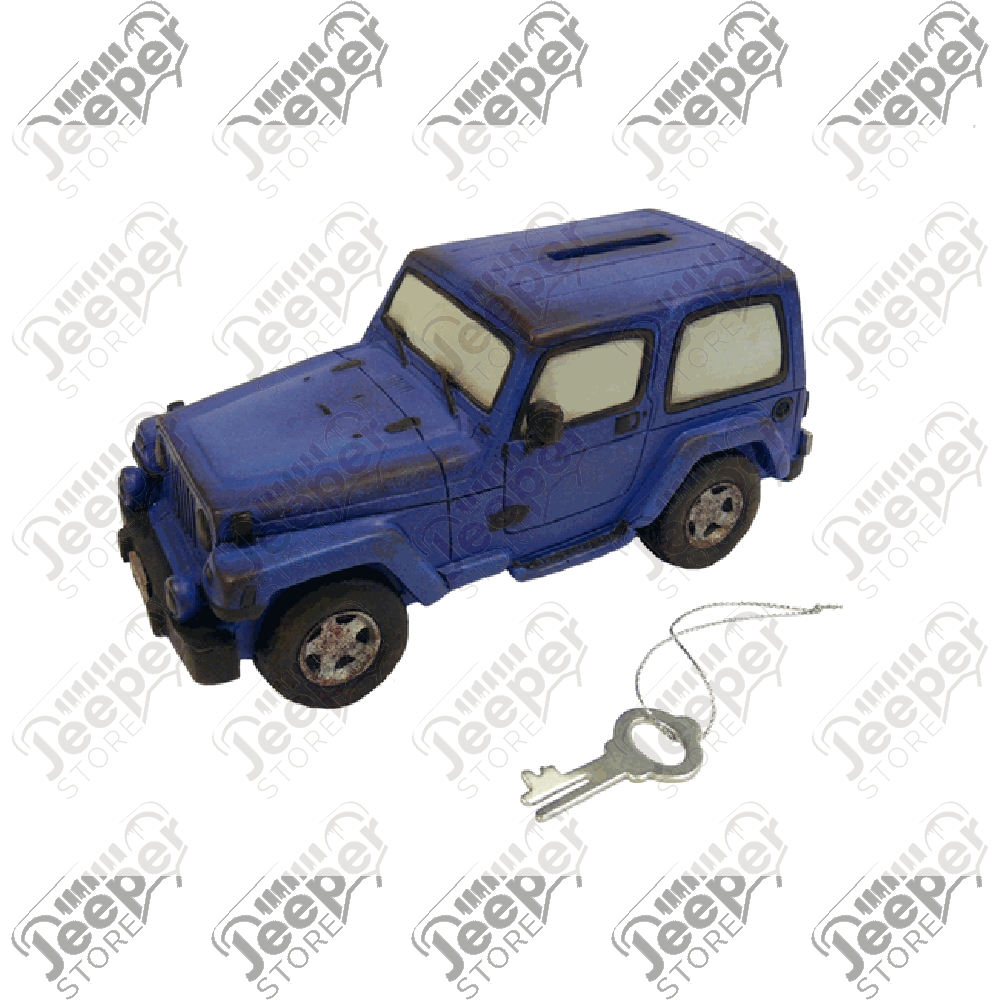 Tirelire Jeep (en résine) 