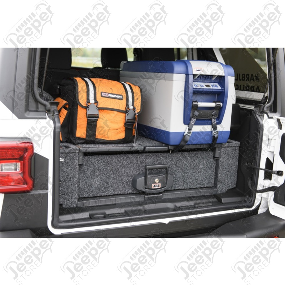 Tiroir de rangement de coffre ARB 845x790mm pour Jeep Wrangler JK Unlimited, JL Unlimited (4portes) - JL4DFKIK