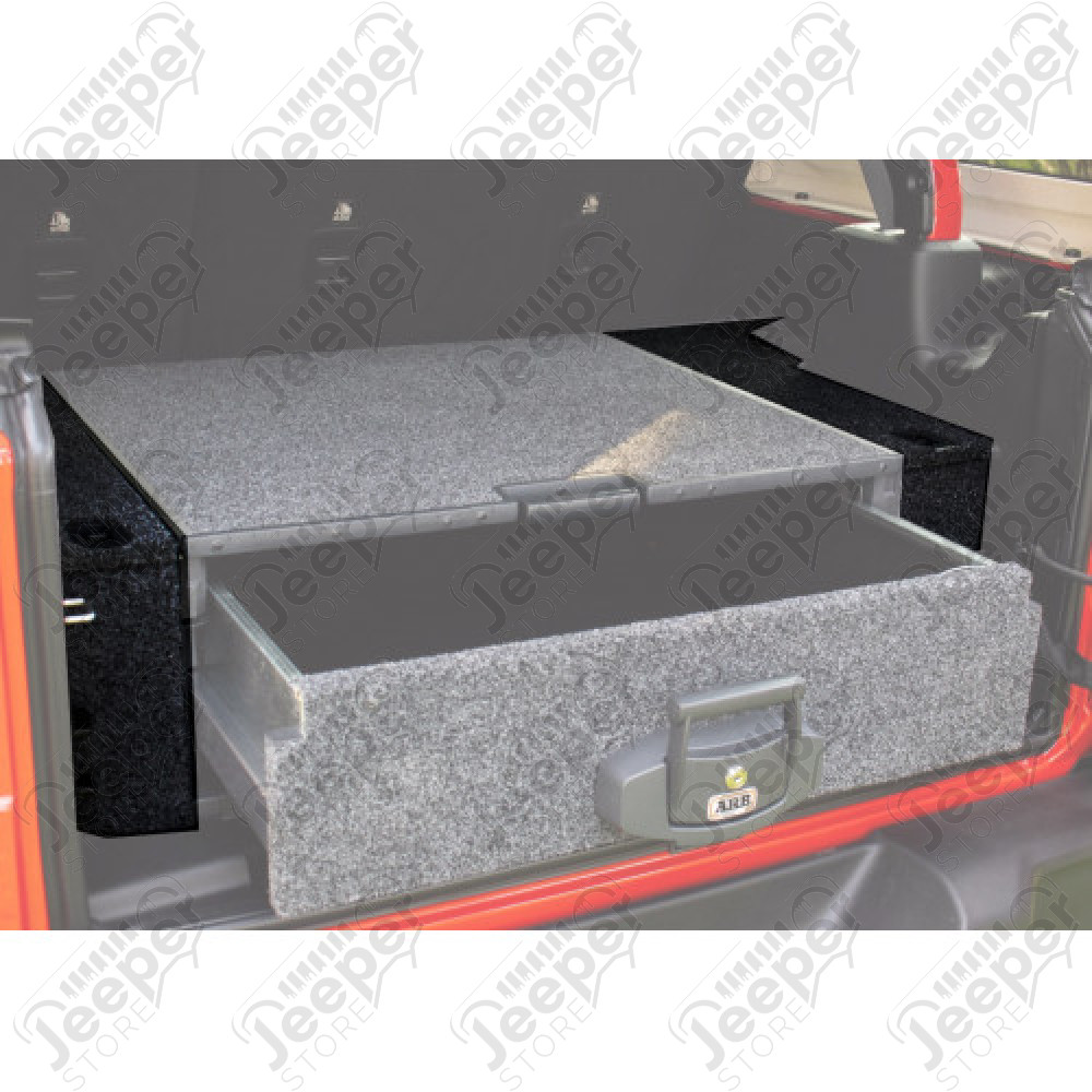Tiroir de rangement de coffre ARB 845x790mm pour Jeep Wrangler JK Unlimited, JL Unlimited (4portes) - JL4DFKIK