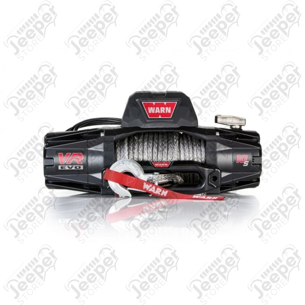 Treuil WARN VR EVO SERIES 10S (4536 kg) avec corde et commande avec et sans fils - 103253