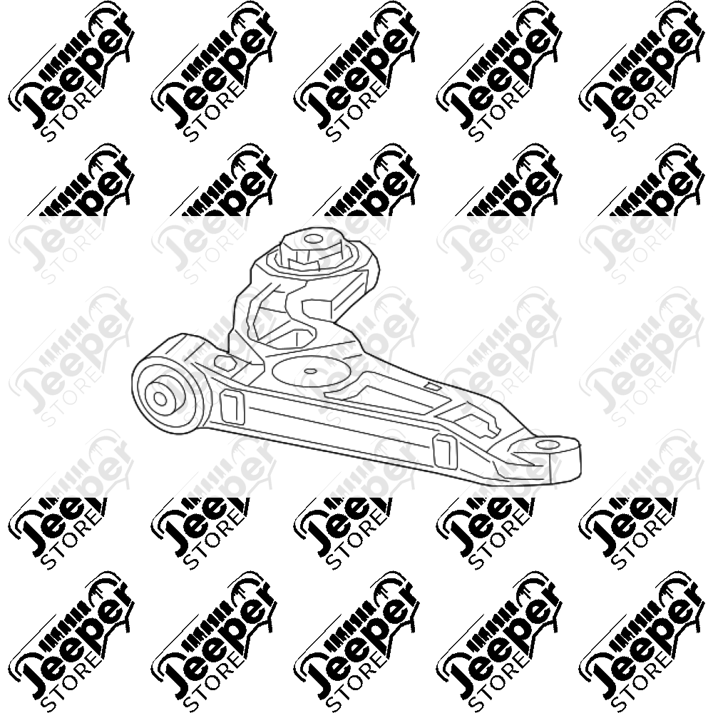 Triangle avant inférieur gauche pour Jeep Cherokee KL - 68439687AA / 68288579AE, 68288579AF