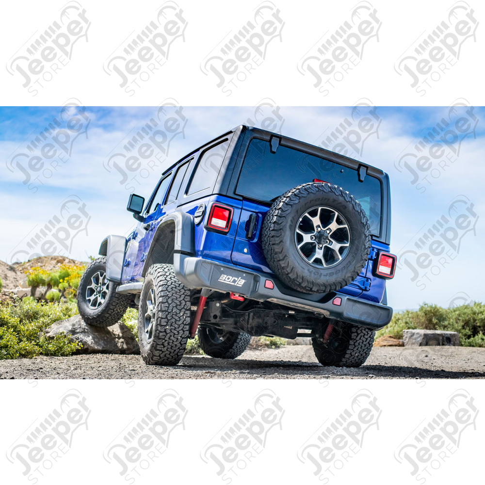 Tube de sortie catalyseur inox BORLA pour moteur 2.0L essence Jeep Wrangler JL Unlimited (4 portes) - 140787