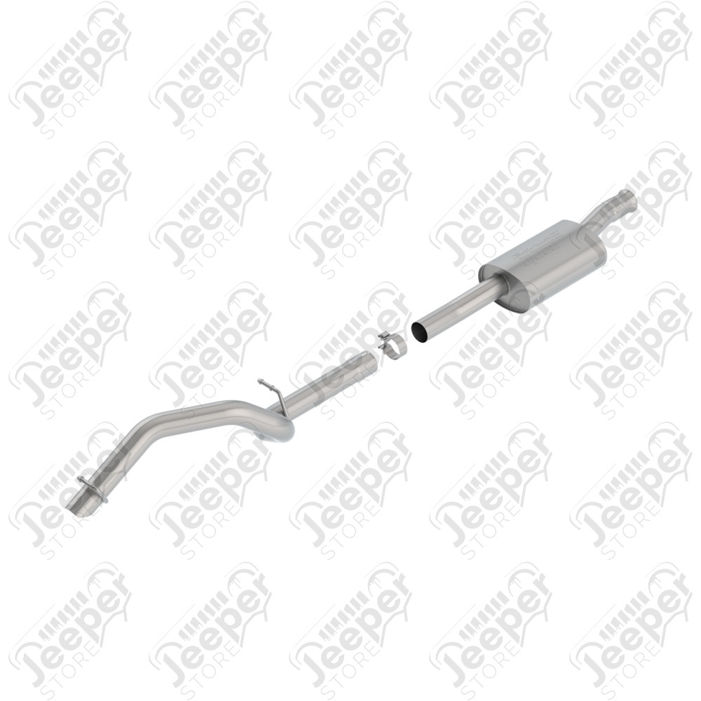 Tube de sortie catalyseur inox BORLA pour moteur 2.0L essence Jeep Wrangler JL Unlimited (4 portes) - 140787
