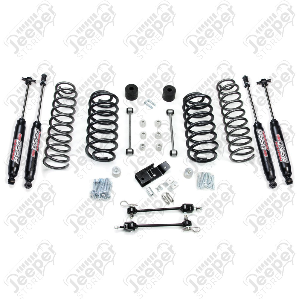 Kit réhausse +3" (+7.62 cm) Teraflex - Jeep Wrangler TJ - 1241350