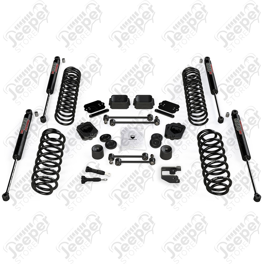 Kit réhausse +3.5" (+7.62 cm) Teraflex avec amortisseurs VSS 9550 - Jeep Wrangler JL Unlimited - 1355050