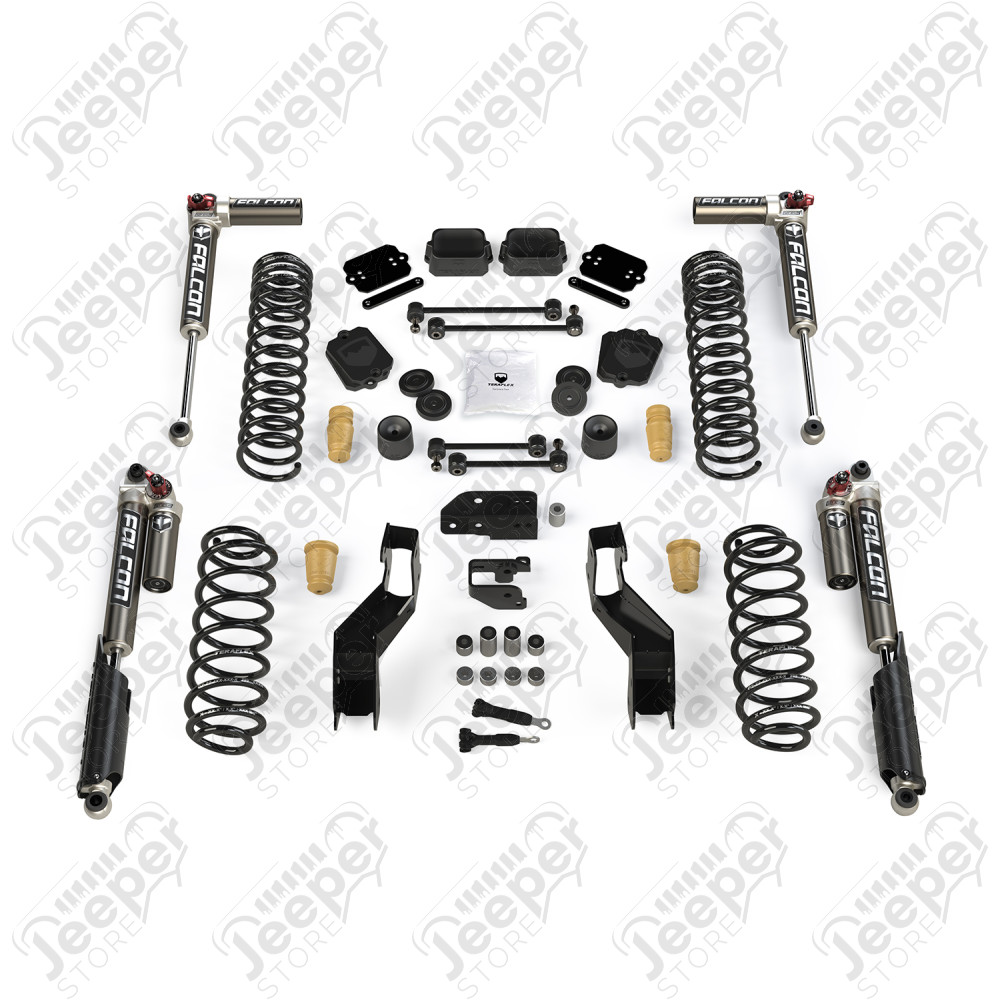 Kit réhausse de suspension 4" Teraflex Sport ST avec amortisseurs Falcon 3.3 Jeep Wrangler JL Unlimited (4 portes)