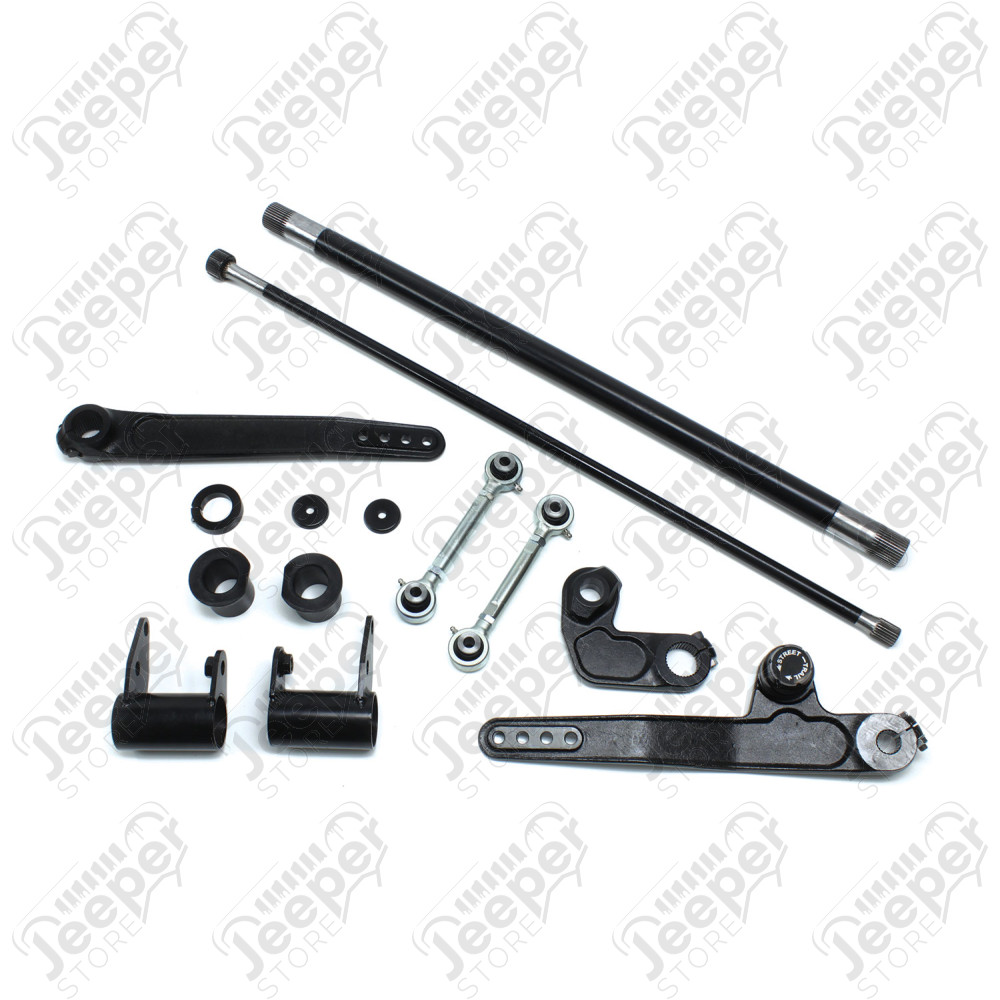 Kit barres stabilisatrice déconnectable renforcées avant Teraflex Dual Jeep Wrangler JK