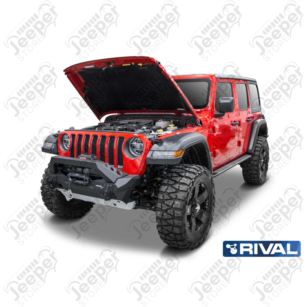 Kit installation de vérins de capot moteur pour Jeep Wrangler JL