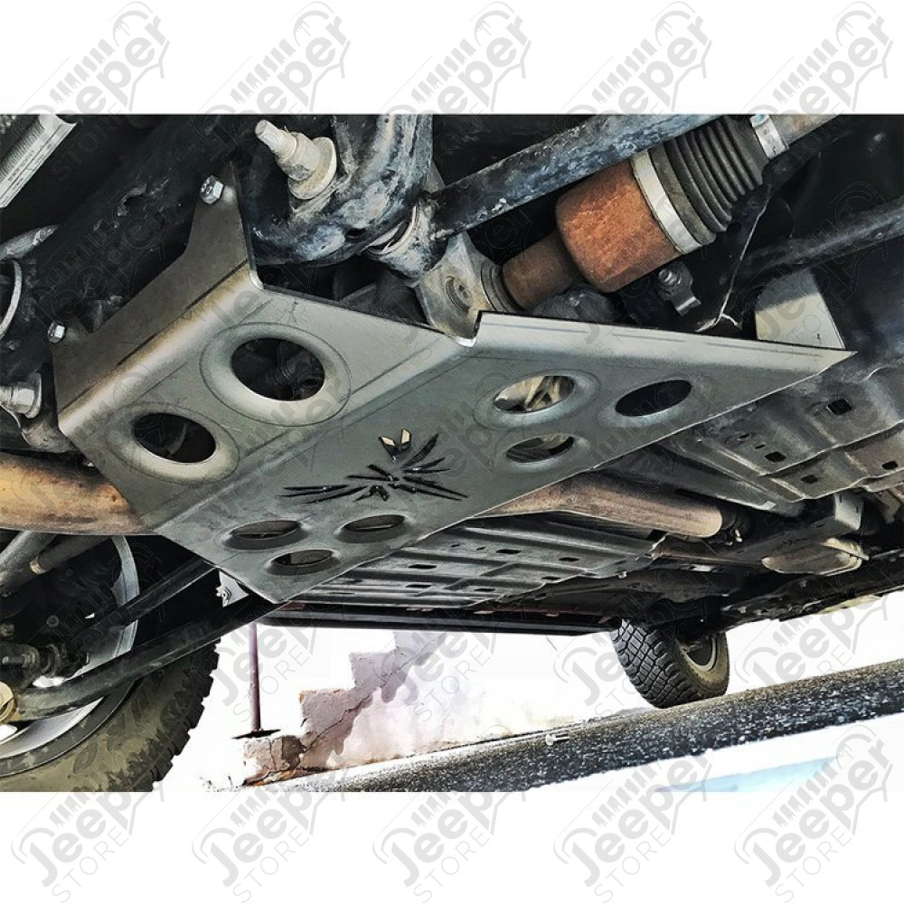 Kit de 3 protections sous caisse pour Jeep Renegade BU, BV (modèle Trailhawk uniquement)