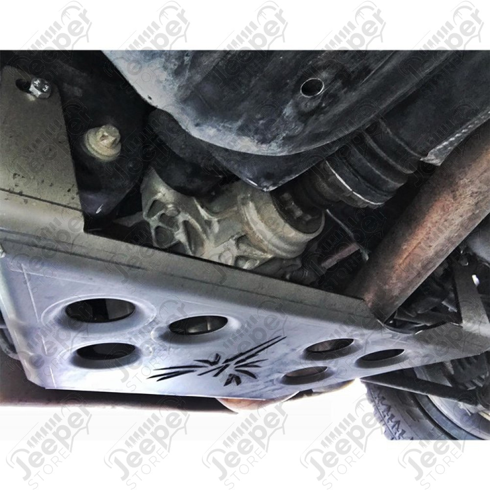 Kit de 3 protections sous caisse pour Jeep Renegade BU, BV (modèle Trailhawk uniquement)
