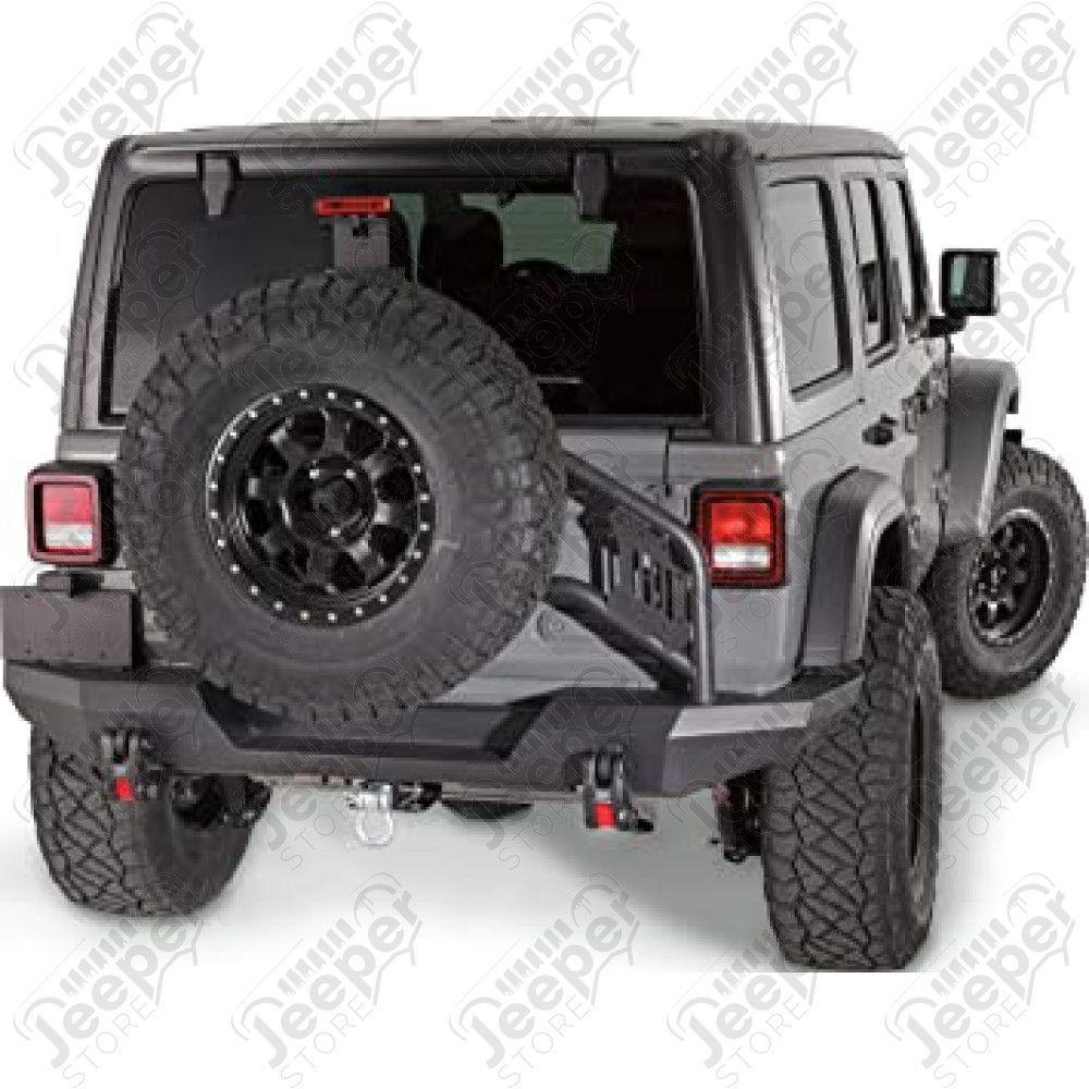 Support de roue de secours pour pare chocs arrière WARN Elite - Jeep Wrangler JL - W102255