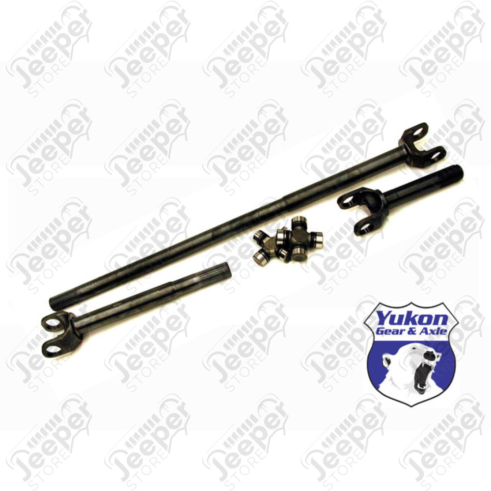 Kit arbres de roues avant renforcés 27 cannelures (acier: 4340) SANS ABS, Jeep Wrangler YJ, TJ, Cherokee XJ, Grand Cherokee ZJ, ZG