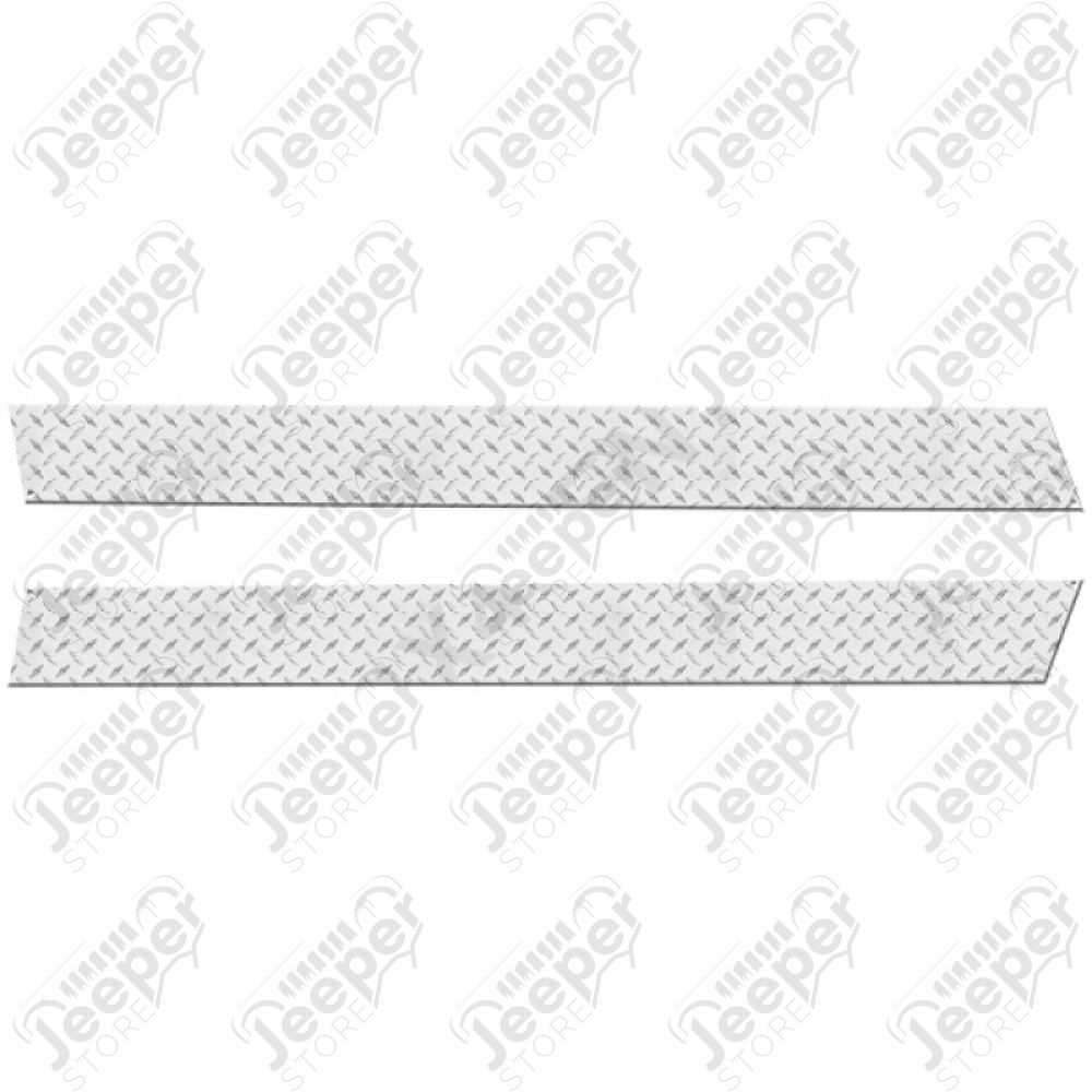 Kit de protections de bas de caisse (en alu) pour Jeep Wrangler YJ