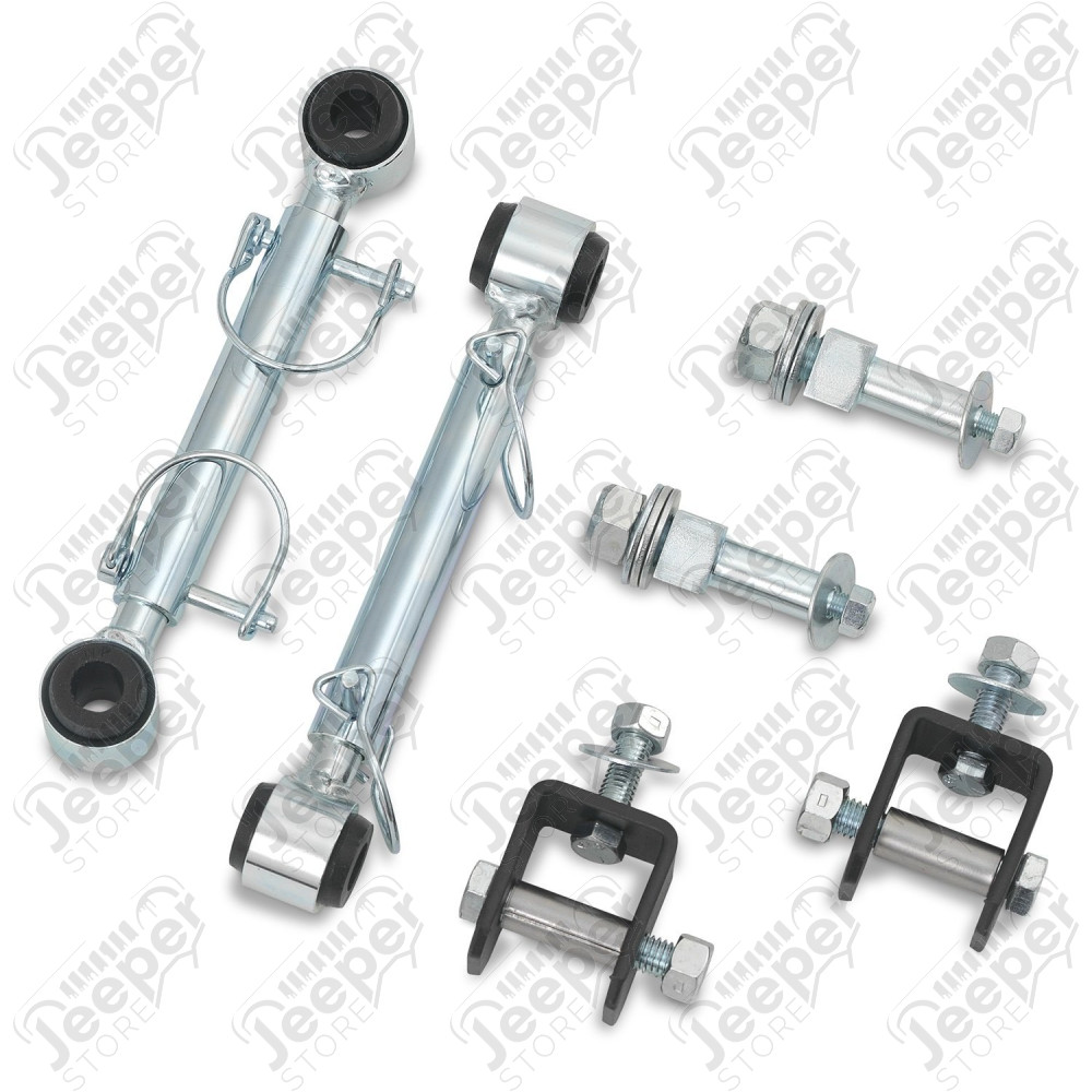 Kit biellettes de barre stabilisatrice avant déconnectable (origine, longueur: 15cm) Wrangler TJ