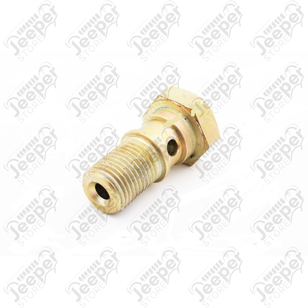 WO637605 Vis creuse raccord 2 voies sur maitre cylindre de frein, (entre raccord T et contacteur stop) Jeep Willys MB, GPW, M38, M38-A1, M201, CJ2A, CJ3B