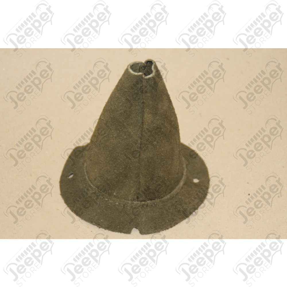 Soufflet cache poussiere de levier de vitesses en cuir Jeep MB, GPW, M201