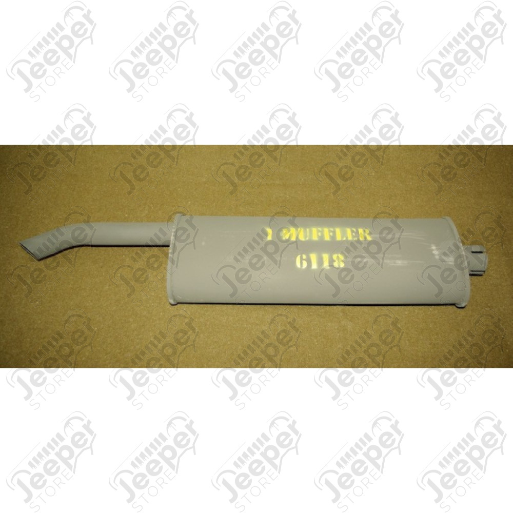 Tube d'échappement avec silencieux pour Jeep MB et CJ2A