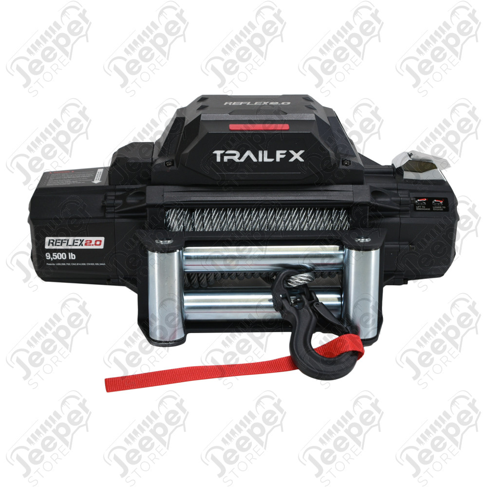 WR295B Treuil 9.500lbs (4300kg) TrailFX 2.0 avec cable acier (vendu complet)