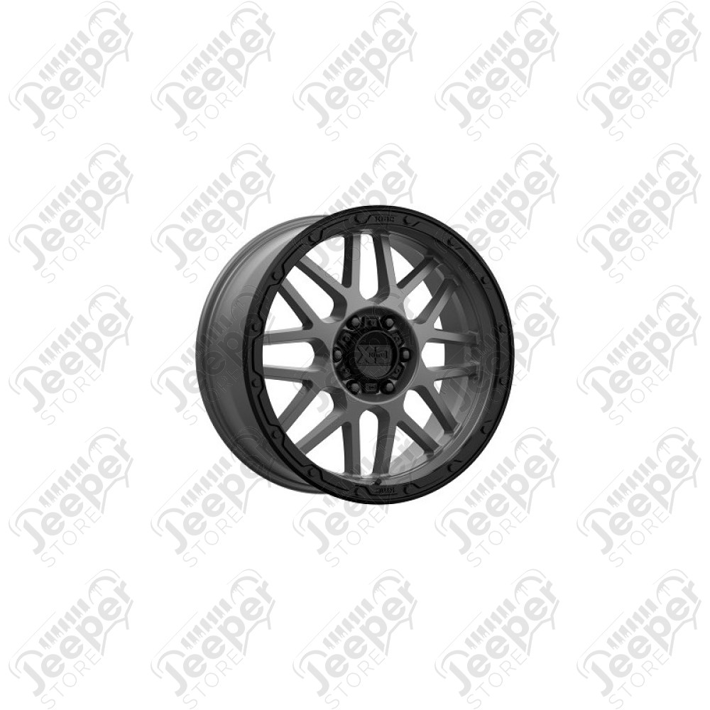 Jante aluminium KMC XD135 Grenage Gris Mat 9x17 / 5x127 / ET: 18 / CB: 71.5 - XD13579050418 - Jante Alu 17 pouces