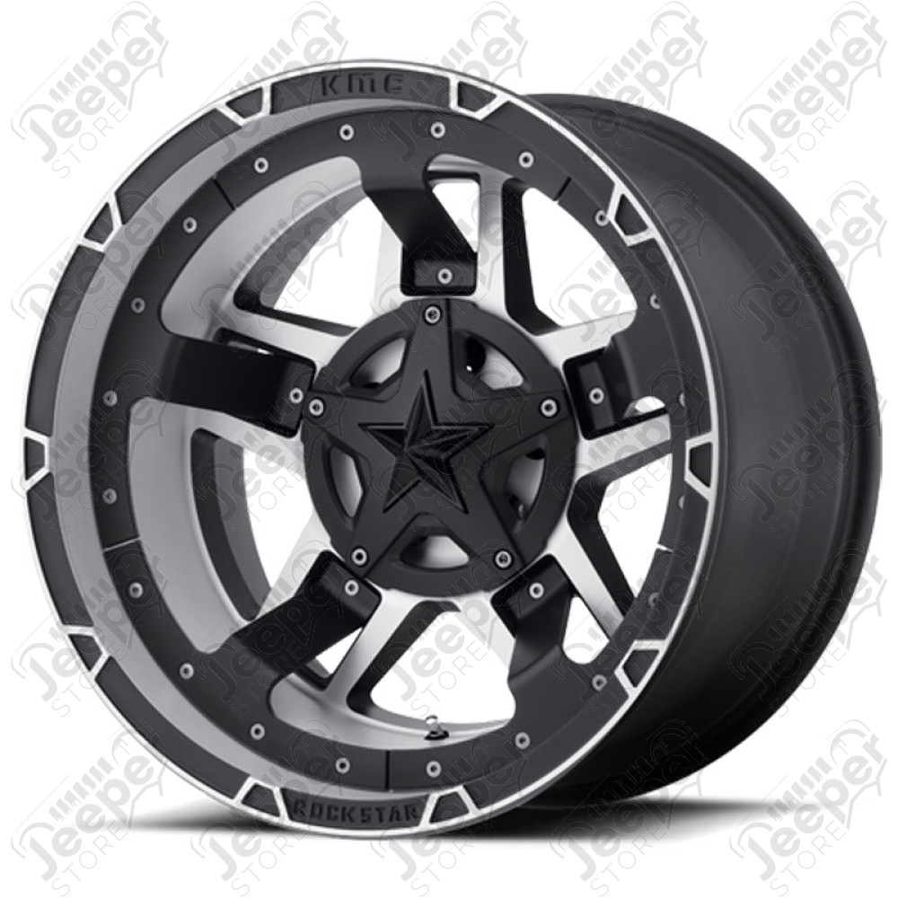 Jante aluminium KMC XD827 RS III Machined 9x17 / 5x127 / ET: -12 - XD82779054512N - Jante Alu 17 pouces