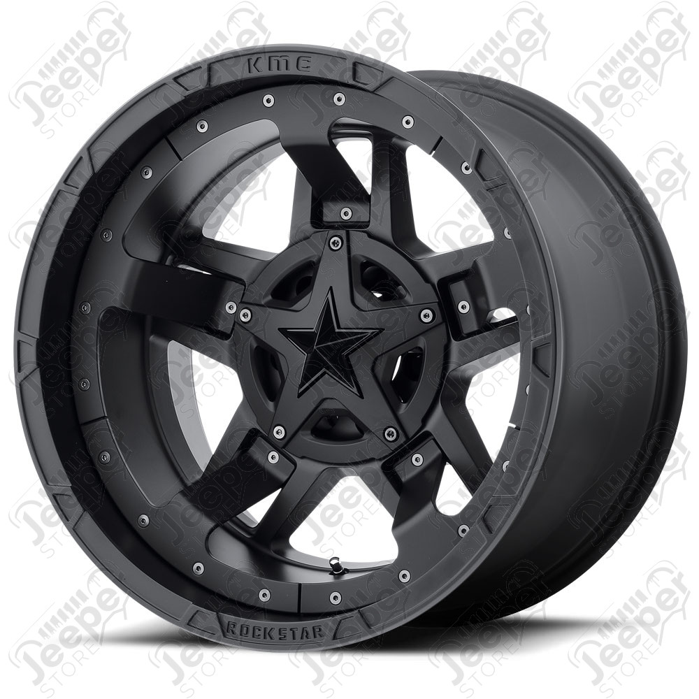 Jante aluminium noir KMC RockStar III XD827 9x17 / 5x127 / ET: -12 - 779043712N - Jante Alu 17 pouces