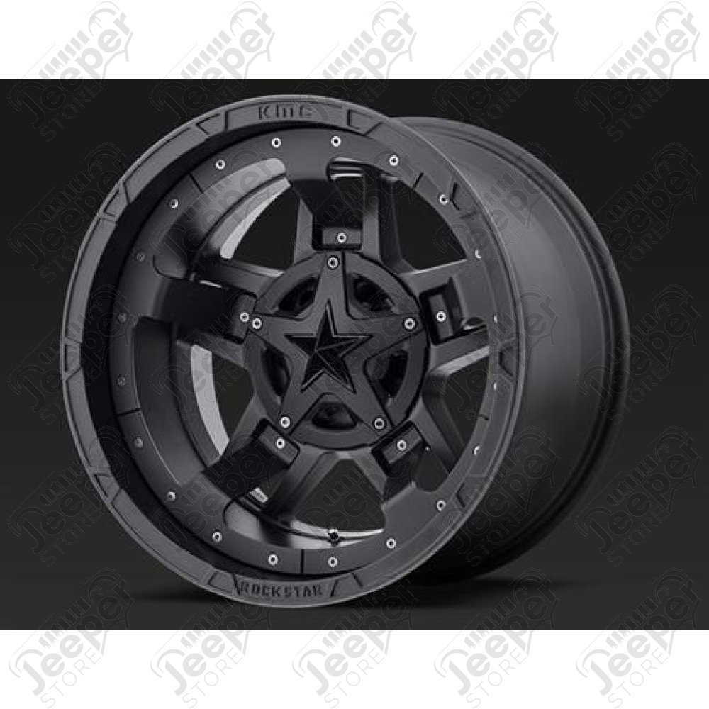 Jante aluminium noir mat RockStar III XD827 9x18 / 5x127 / ET: 0 - XD82789043700 / 82789043700 - Jante Alu 18 pouces