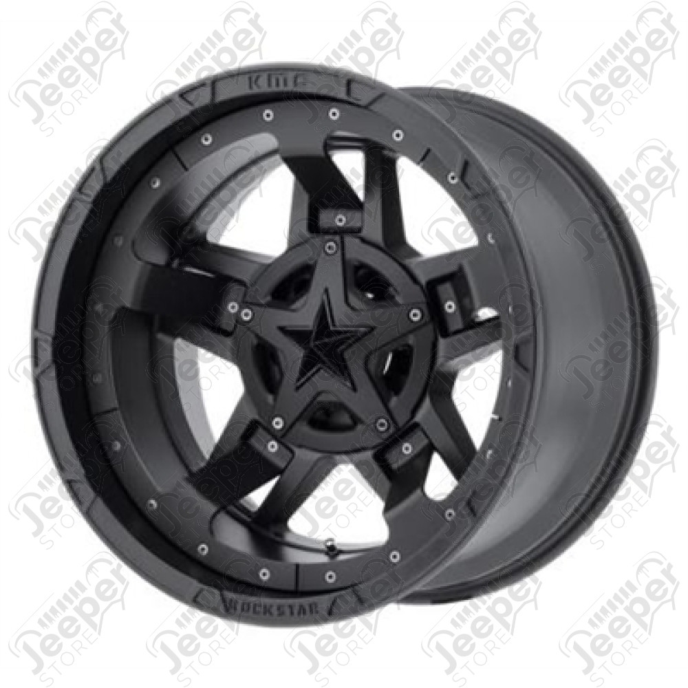 Jante aluminium noir mat RockStar III XD827 9x18 / 5x127 / ET: 0 - XD82789043700 / 82789043700 - Jante Alu 18 pouces