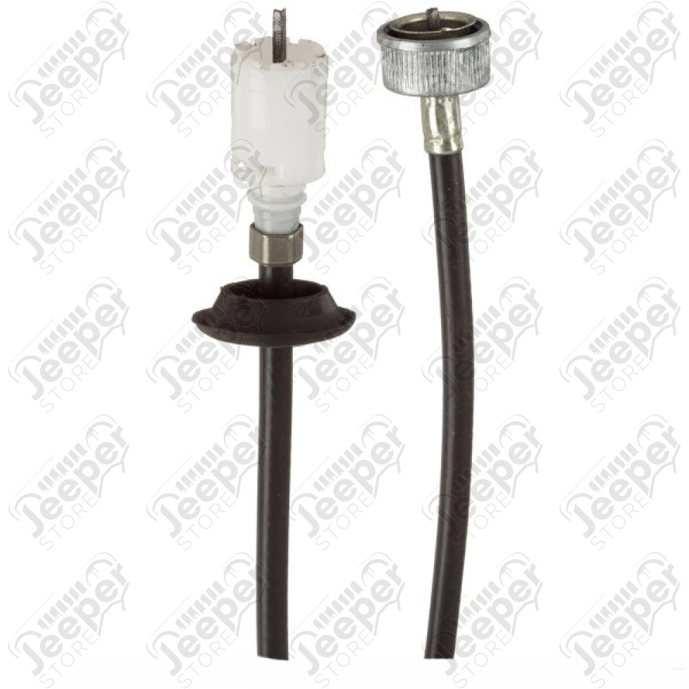 Cable de compteur kilométrique sans régulateur de vitesses 2.5L essence , 2.1L TD , 4.0L essence (longueur: 195.60cm) Jeep Cherokee XJ
