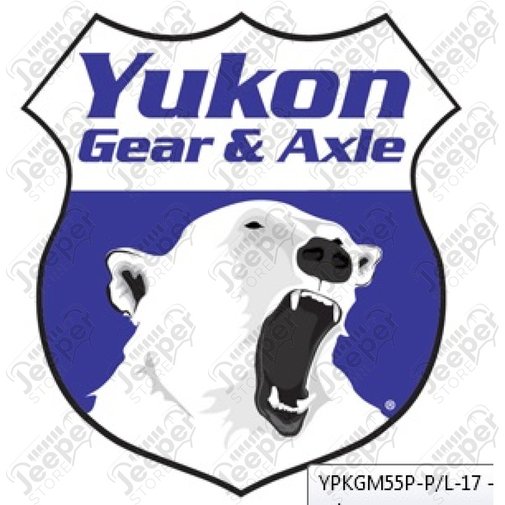 Kit de différentiel 2 planétaires et 4 satellittes pour pont arrière Américaine MARQUE: YUKON Gear & Axle 55P GM P/L IPK 17 splines (no clutches incl !) réf: YPKGM55P-P/L-17 16045 GM '55-'64 Passenger car Drop out style rear end with no removable pi