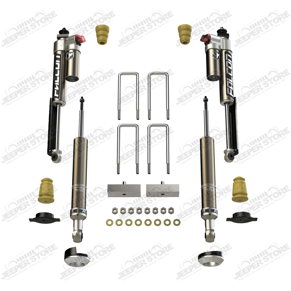 2005+ Toyota Tacoma: Falcon 2.25” Sport Tow/Haul Shock & Spacer Lift System