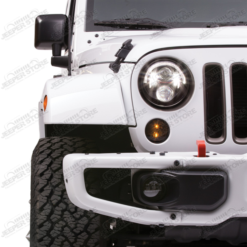 Phare LED 7'' (J. W. Speaker) pour Jeep Wrangler JL