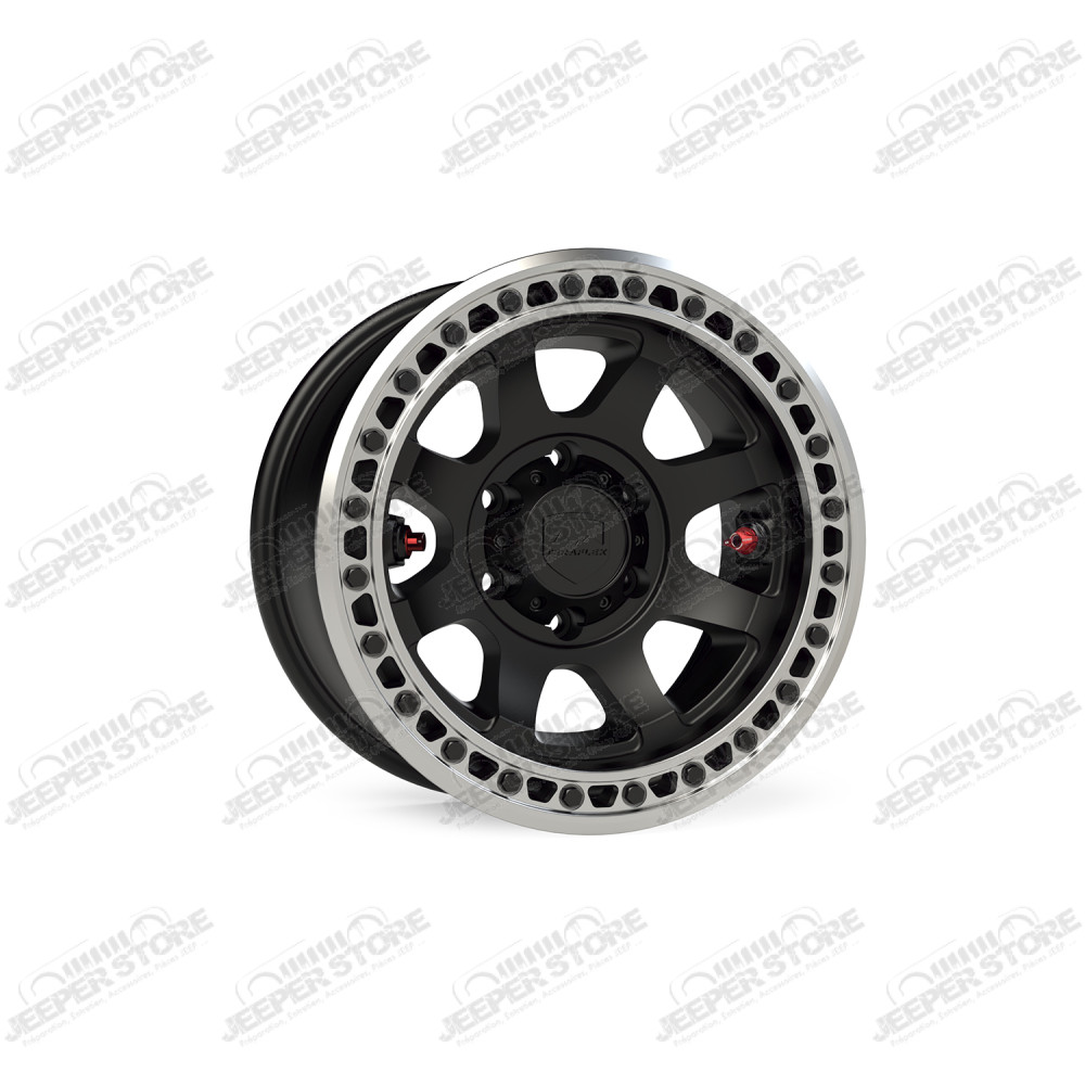 Olympus Beadlock Off-Road Wheel – 6x139mm – -25mm – Metallic Black