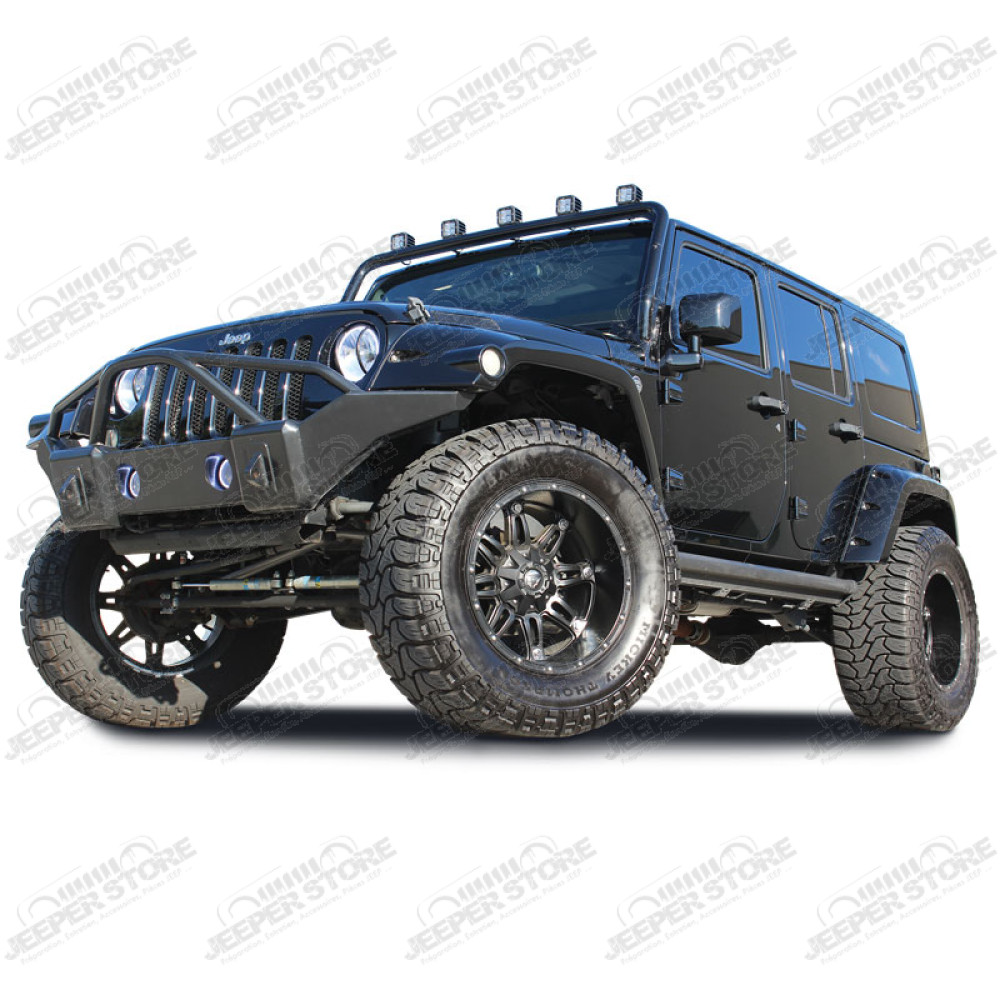 Rampe de lampes portées (jusqu'à 5 phares) couleur noire - Jeep Wrangler JK - 1513.30 / 11232.21 / 11232-21