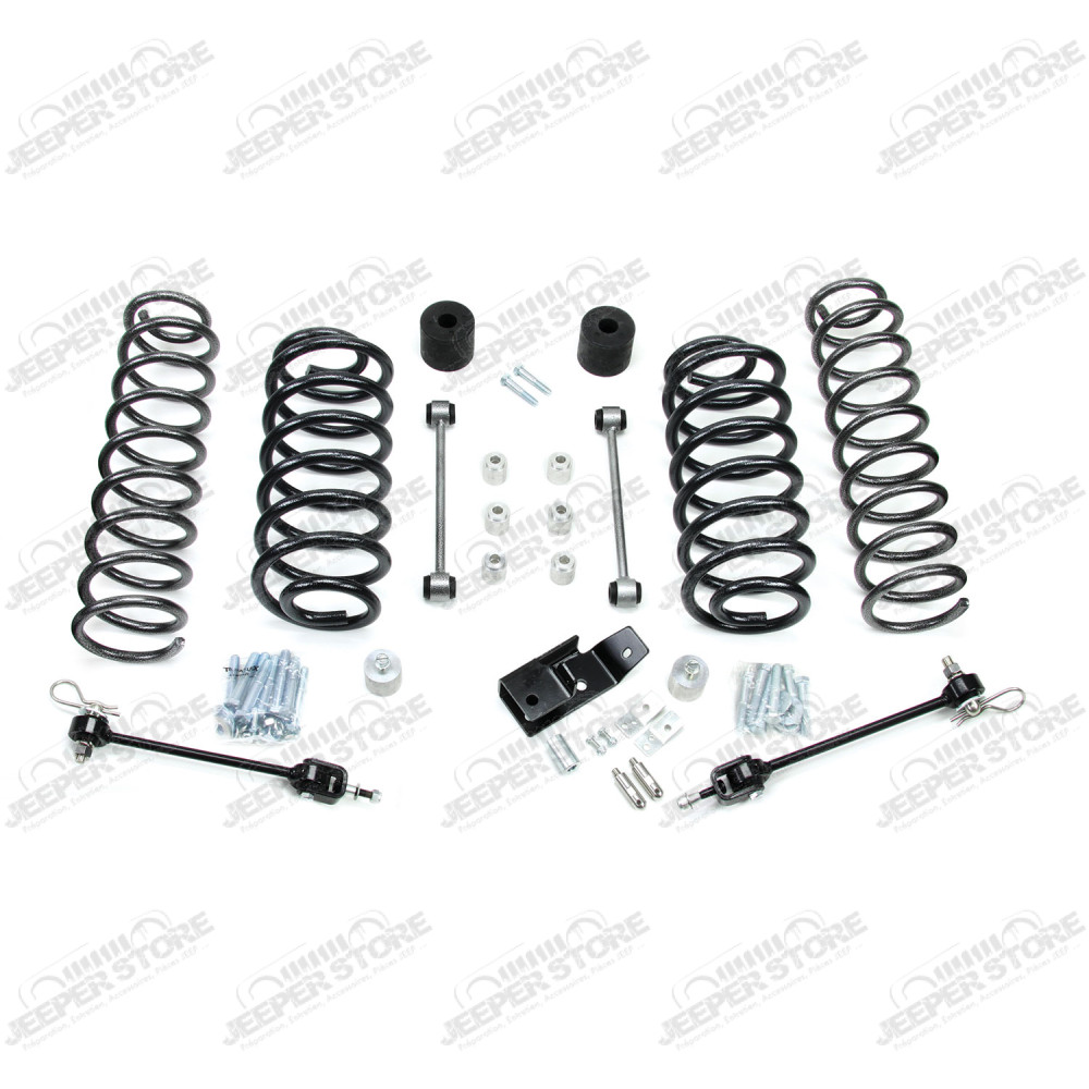 TJ: 4” Coil Spring Base Lift Kit w/ Quick Disconnects – No Shocks