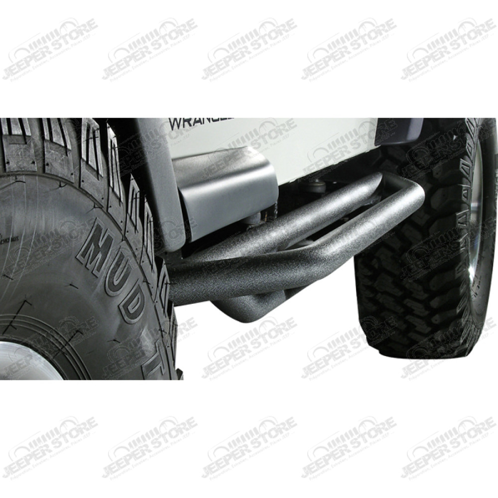 Kit de marchepieds noir "Rock Crawler" - Jeep Wrangler YJ, Wrangler TJ - AS-NB-3002 / 11504.13