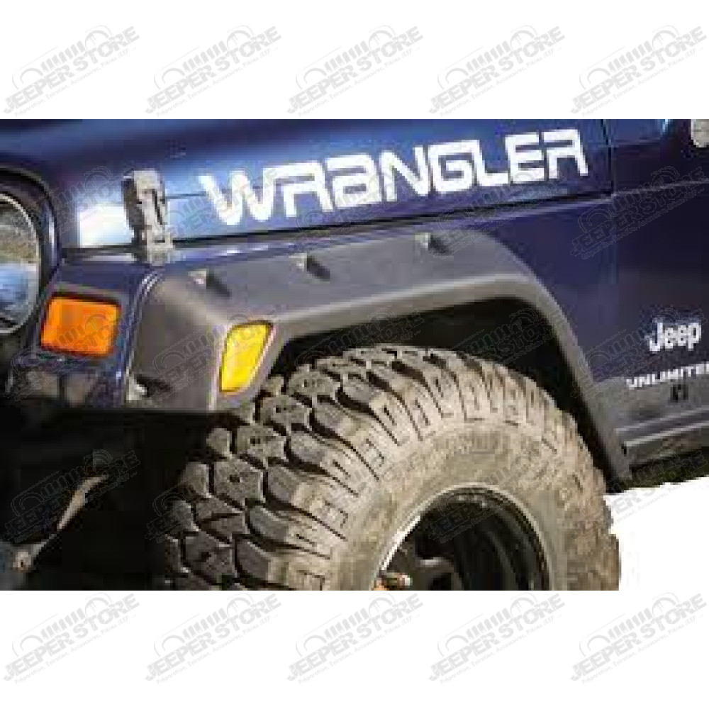 Kit de 4 élargisseurs d'ailes RR (+15.50cm) Jeep Wrangler TJ 