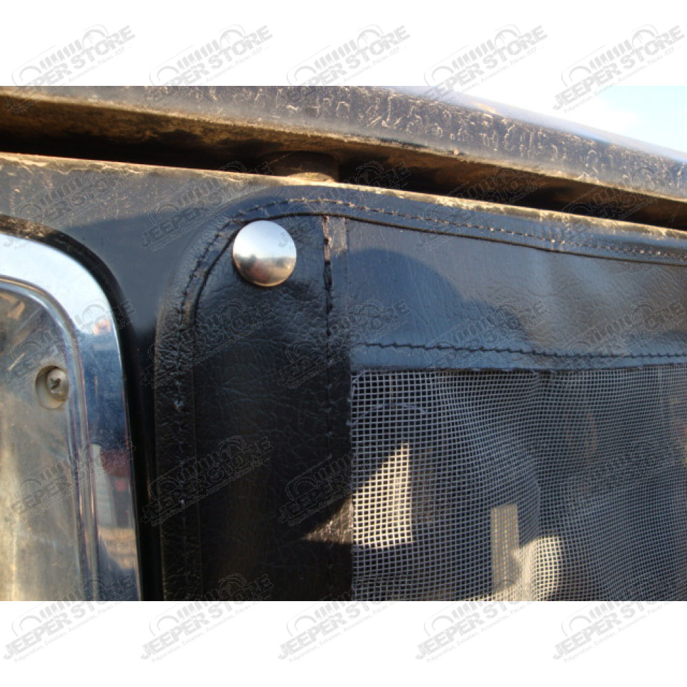 Protège radiateur extérieur en toile pour Jeep Wrangler YJ