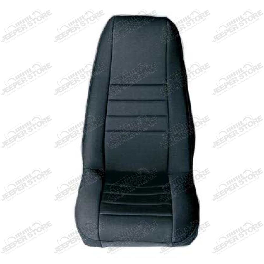 Kit de housses de sièges avant couleur: Noire pour Jeep Wrangler YJ