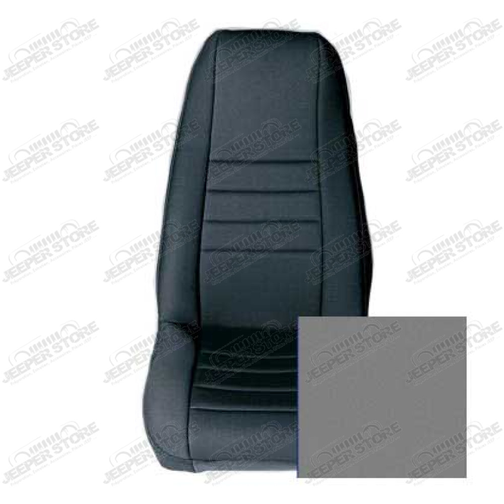 Kit de housses de sièges avant Couleur Gris - Jeep CJ5, CJ7, Wrangler YJ - 29227-09 / K050081G809