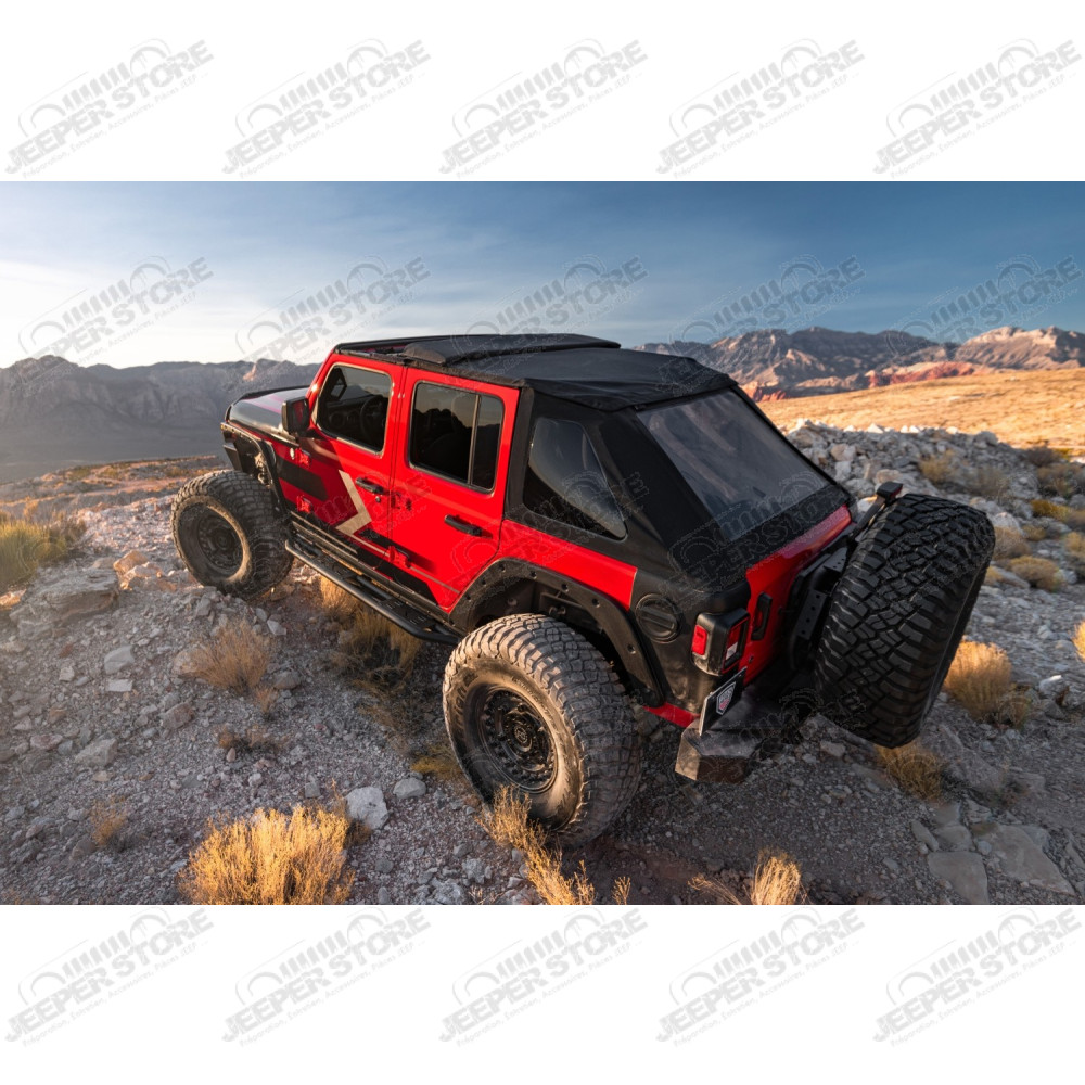 13861.35 - Bâche complète "Voyager" Couleur : Black Diamond - Jeep Wrangler JK Unlimited (4 portes)